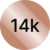 14K זהב אדום